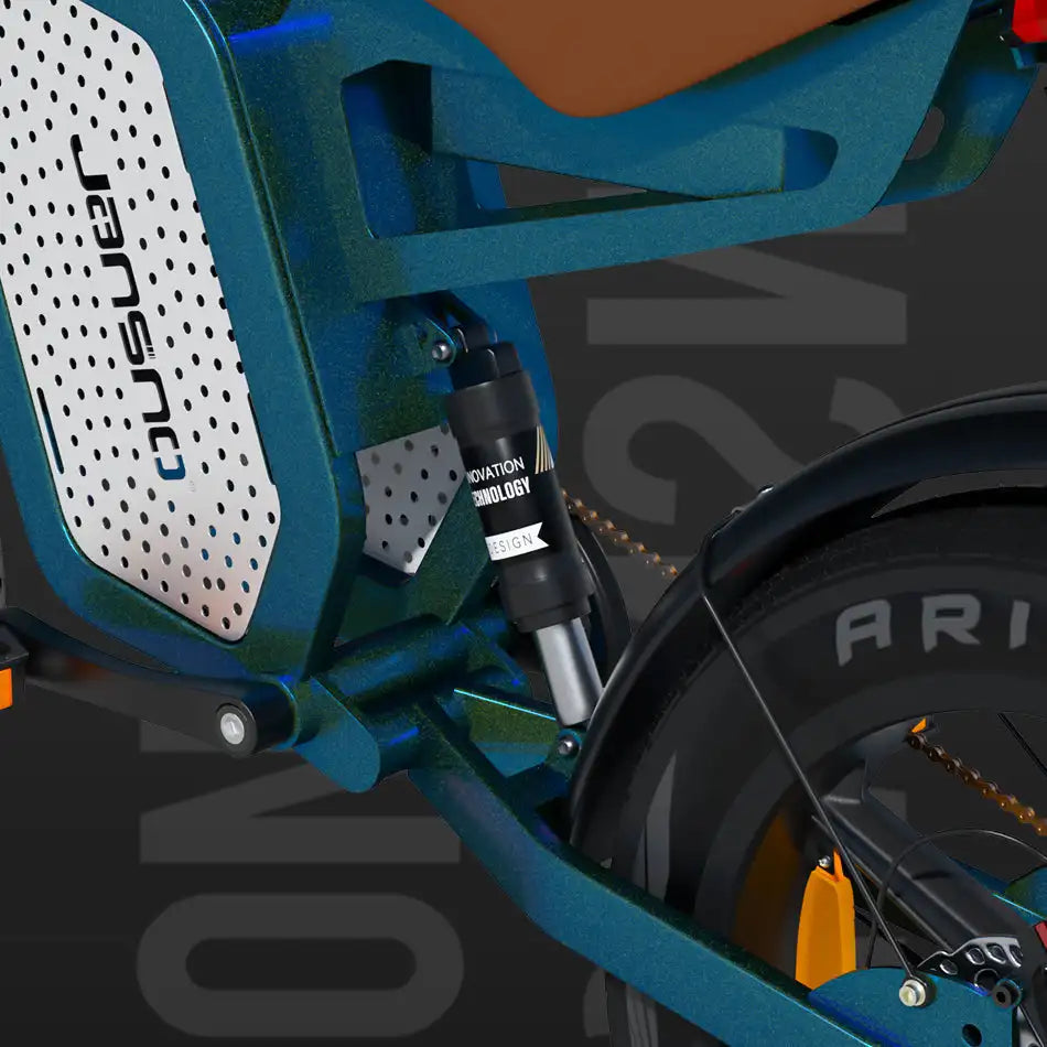 JANSNO Electric Bike 750W Dual Motor 20 Inch Fat Tires