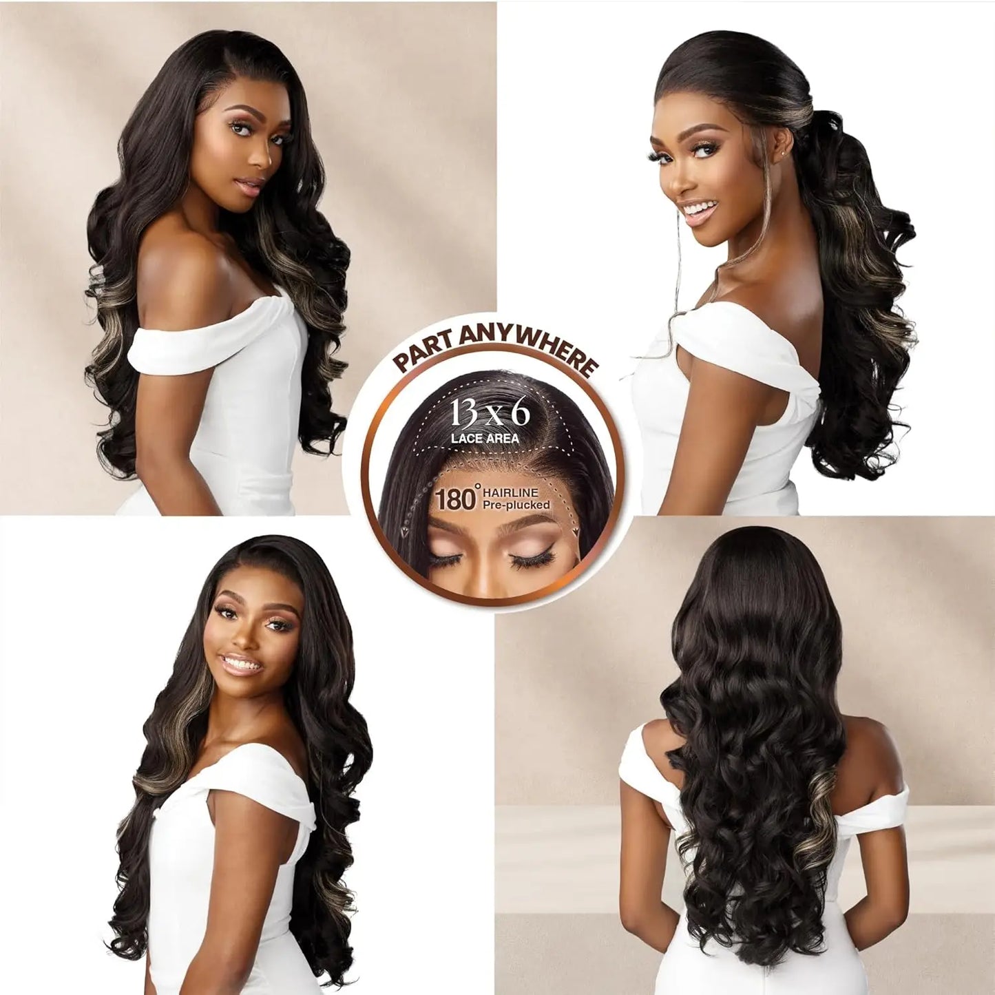 Sensationnel Glueless BareLace Lace Front Wig Loose Wave