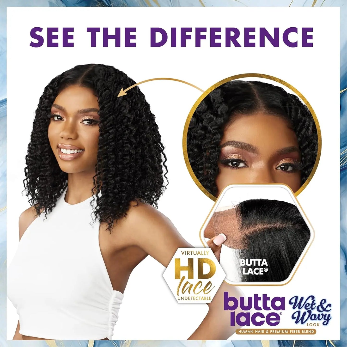 Sensationnel HD Lace Front Wig Butta Lace Water Wave