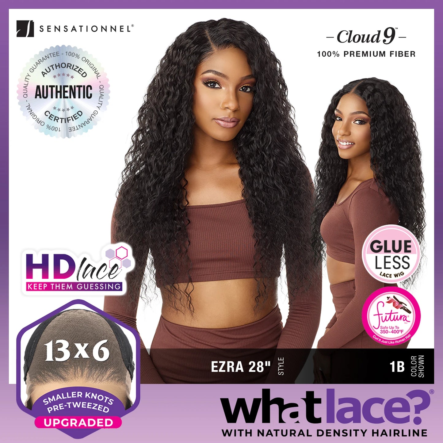 Sensationnel Cloud 9 What Lace Front Wig Ezra Natural Look