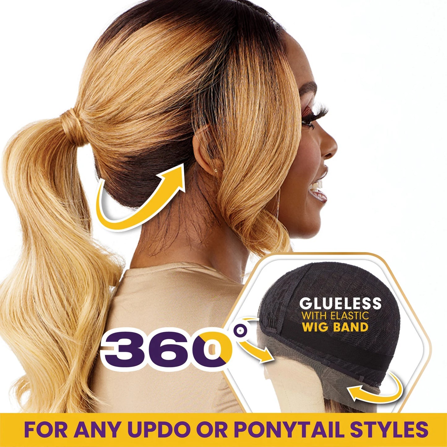 Sensationnel Glueless Butta 360 HD Lace Front Wig Unit 2