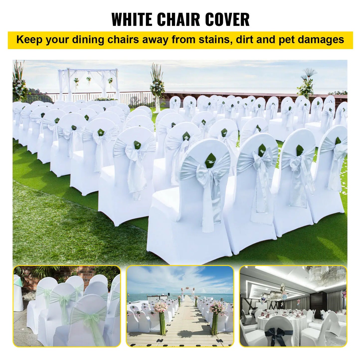 Shanghai Spandex Chair Cover Slipcover For Weddings