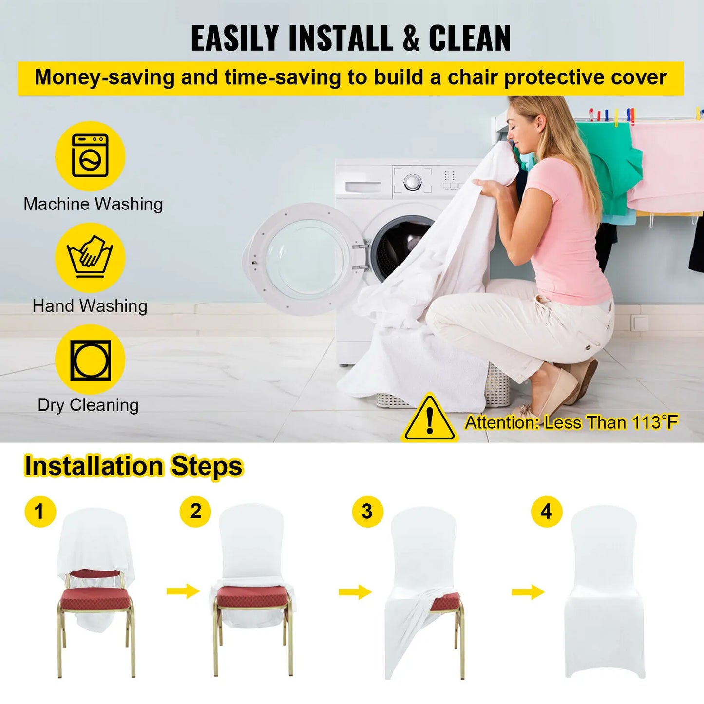 Shanghai Spandex Chair Cover Slipcover For Weddings