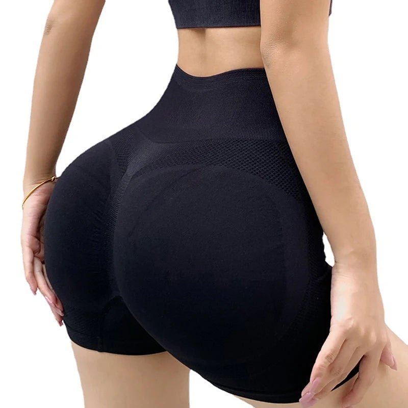 Women Sports Shorts High Waist Push Up Gym Leggings Yoga