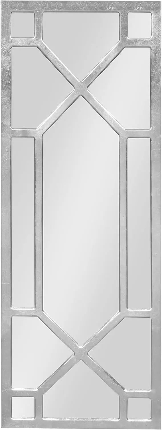 Vanderford Glam Panel Framed Wall Mirror Modern Decor