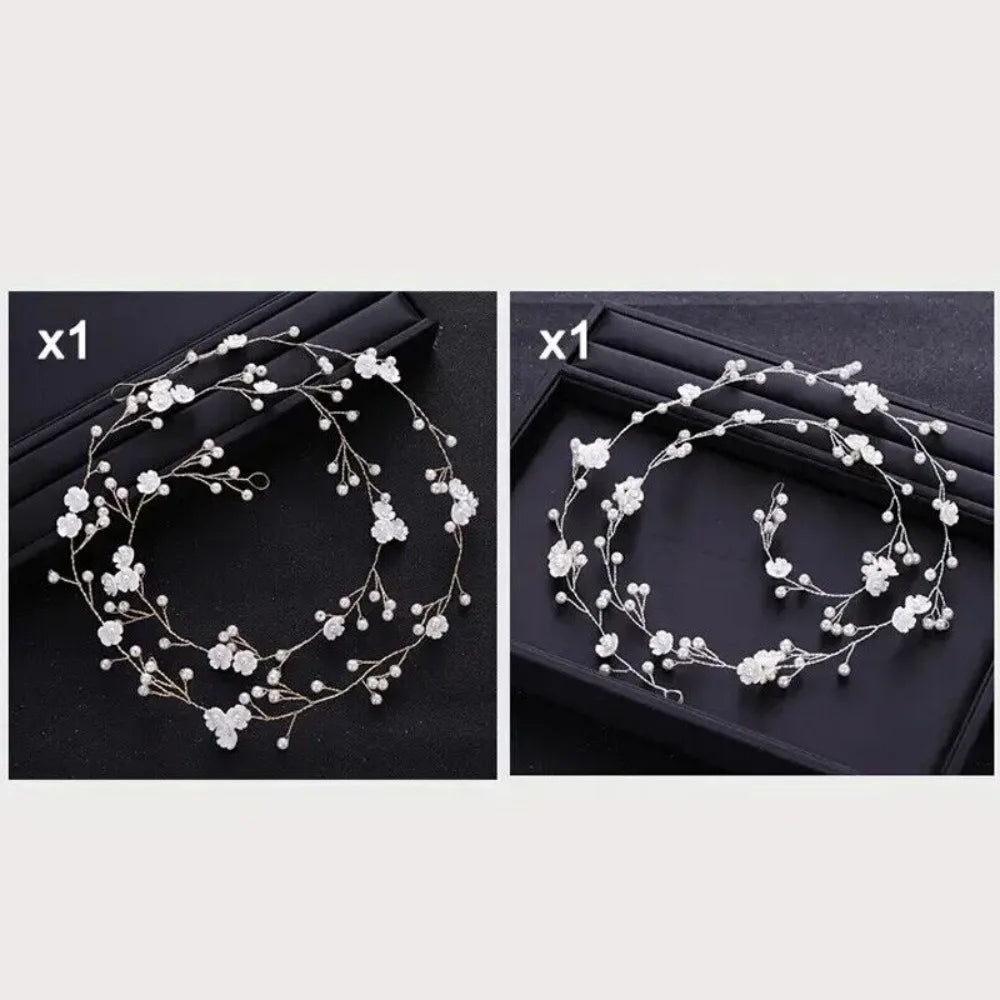 Boho Flower Wreath Headband For Girls Wedding Party