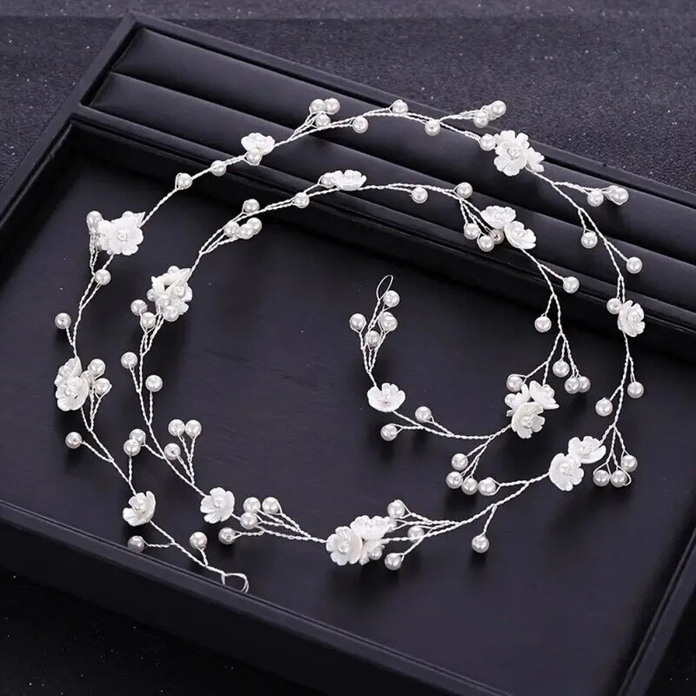 Boho Flower Wreath Headband For Girls Wedding Party