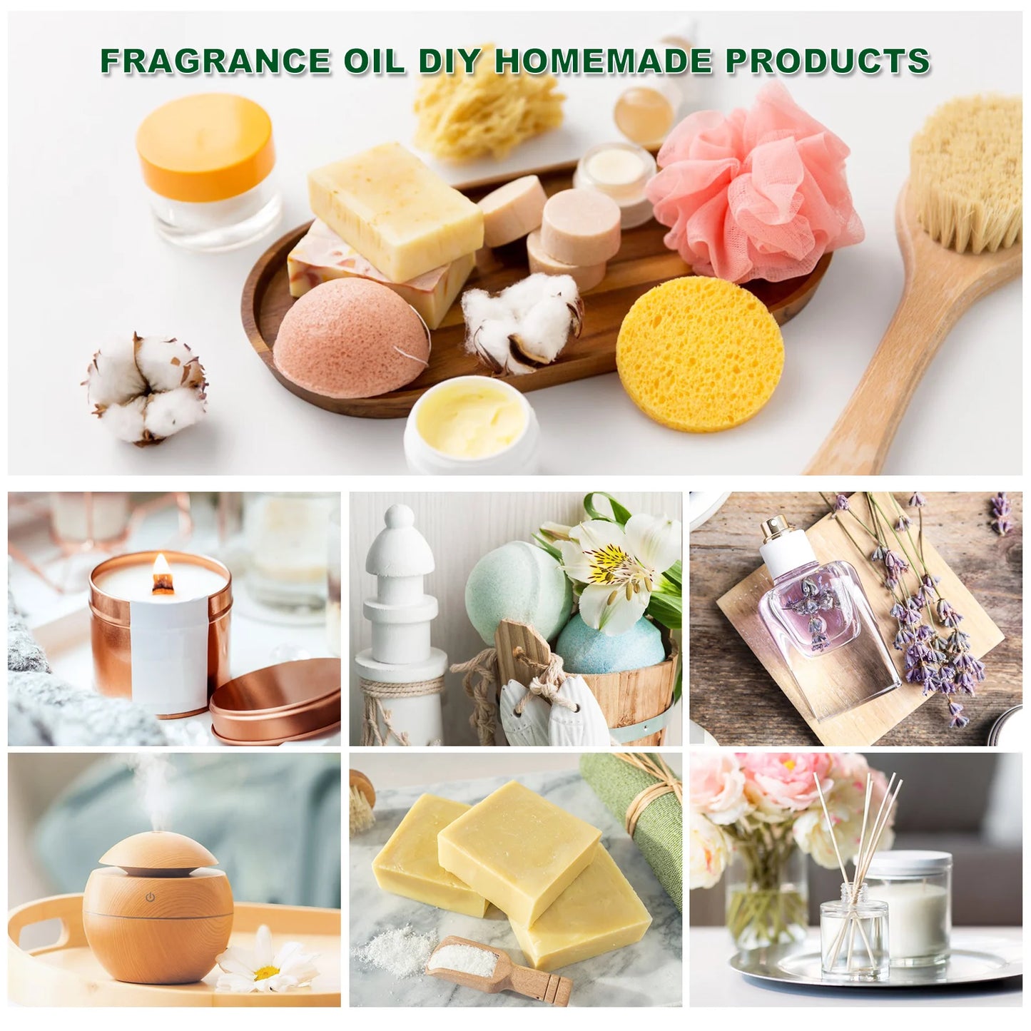 MAYJAM 35 Piece Essential Oil Set for Diffusers and Soaps