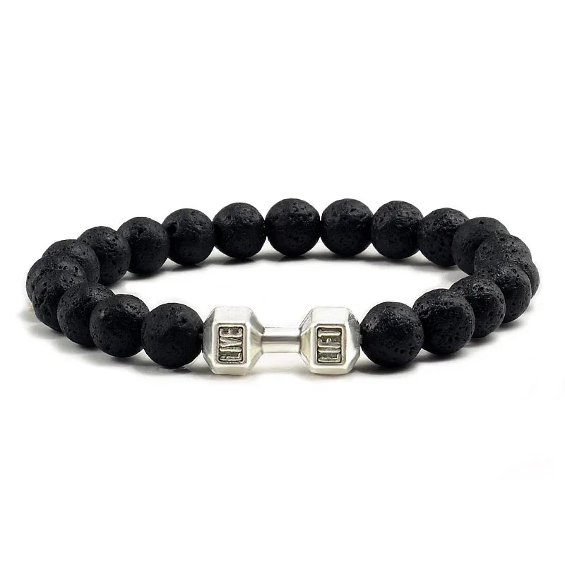 Cheervilla Natural Volcanic Stone Bracelet Unisex Fashion