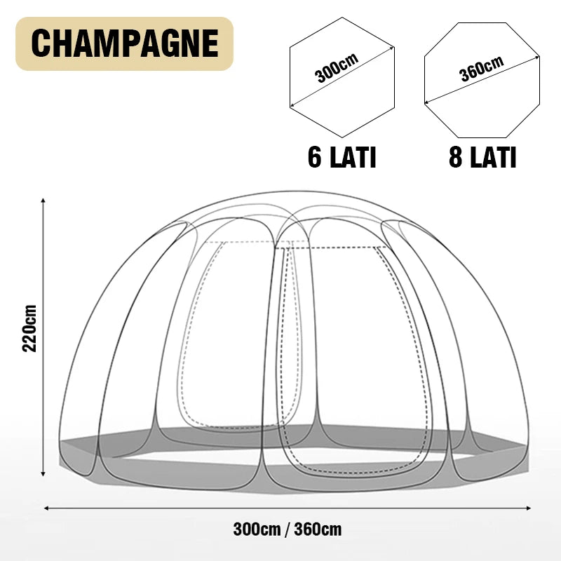 LIADUS Outdoor Dome Stargazing Tent For Camping