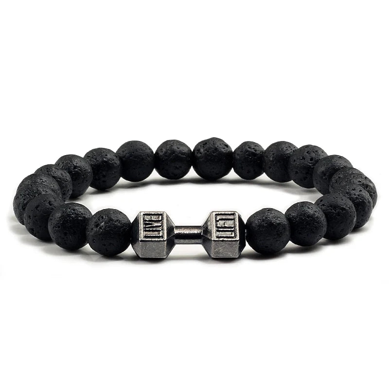 Cheervilla Natural Volcanic Stone Bracelet Unisex Fashion
