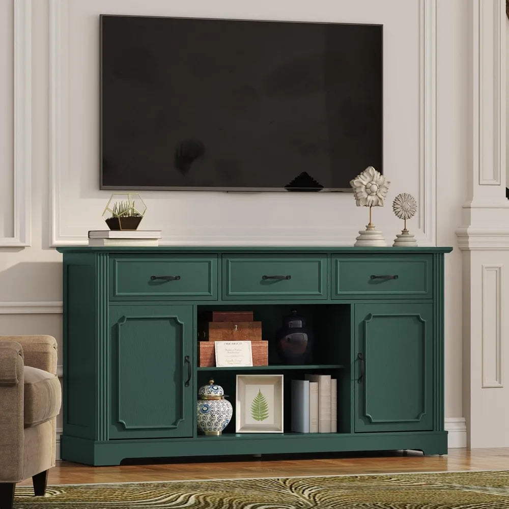 Guangbai TV Stand With 3 Drawers Entertainment Center