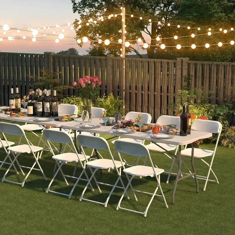 Hignconcerned Folding Chairs 20 Pack Portable Event Chairs