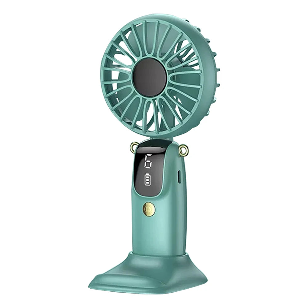 Cheervilla Portable Hand Fan USB Rechargeable Phone Holder