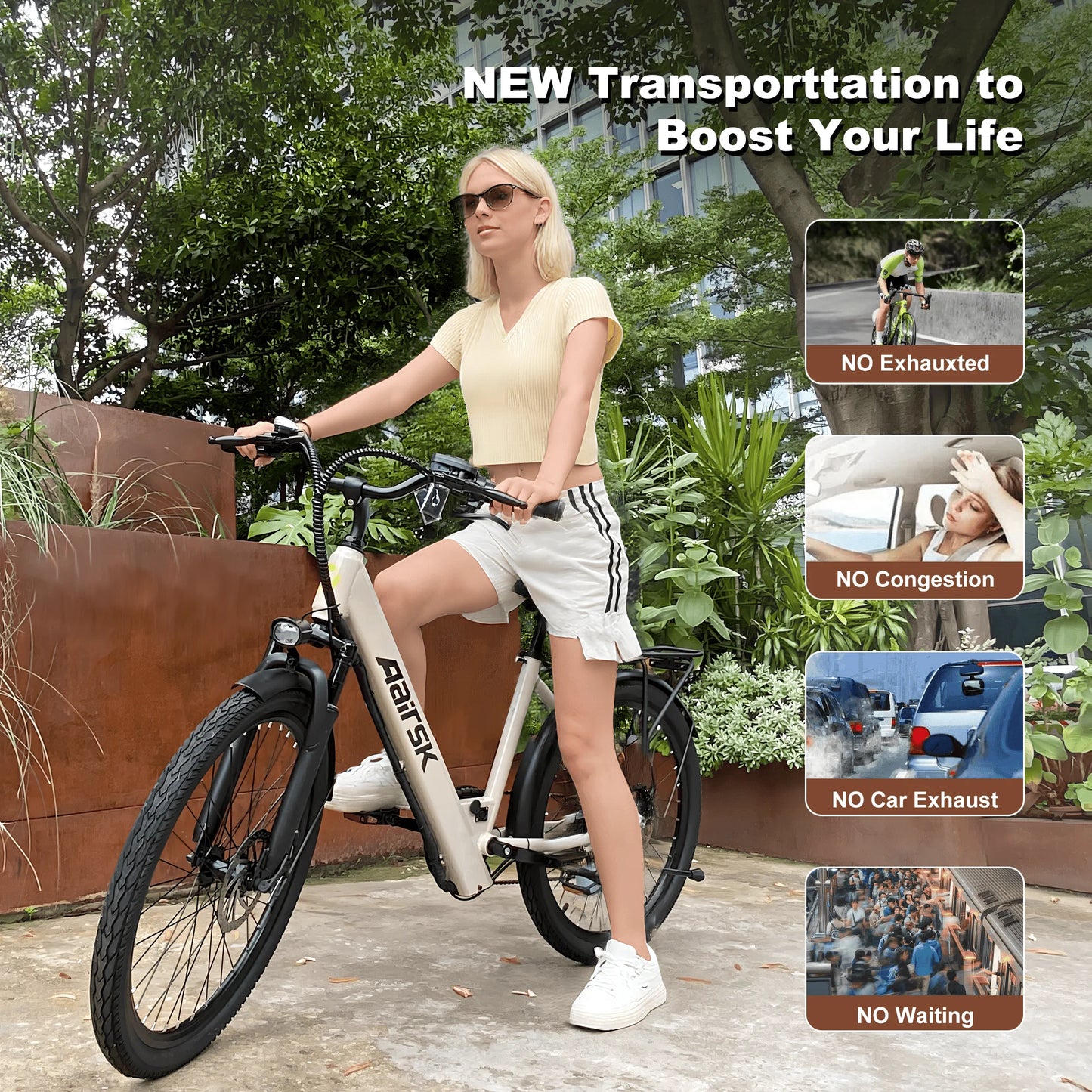 Max Electric Mountain Bike 40 Miles Range 23MPH Speed