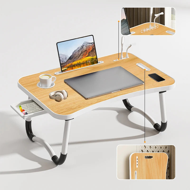 DYJ DAYIKA S Foldable Portable Laptop Desk With USB Light