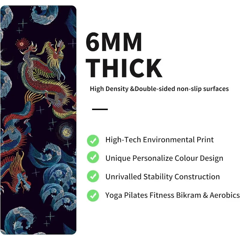 Hign-concerned Extra Thick Non Slip Yoga Mat with Bag
