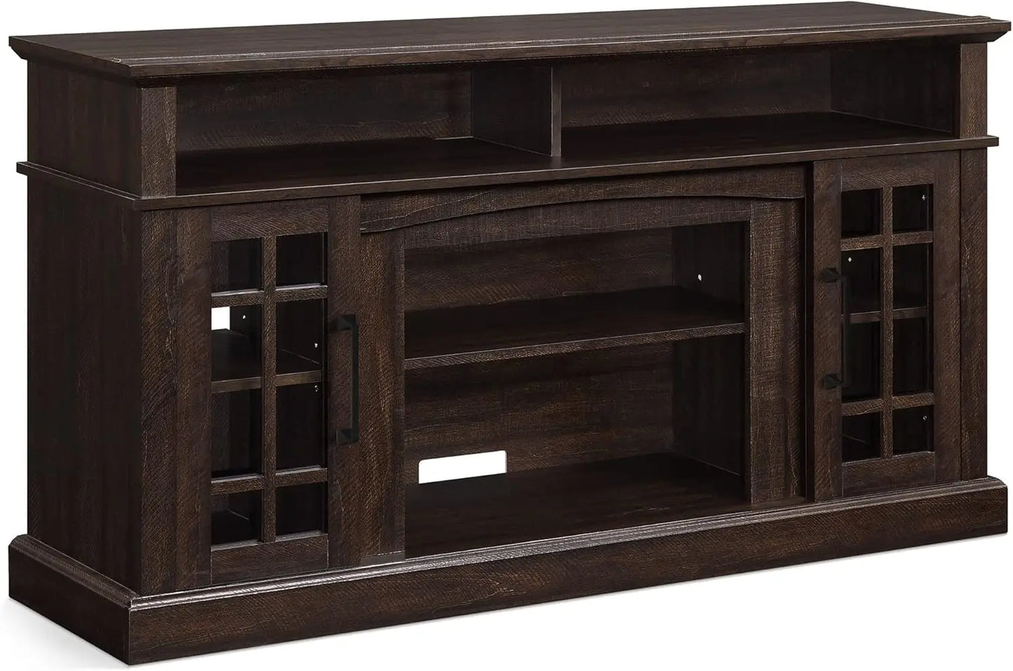 Huanzhuang Rustic TV Stand Entertainment Center With Shelf