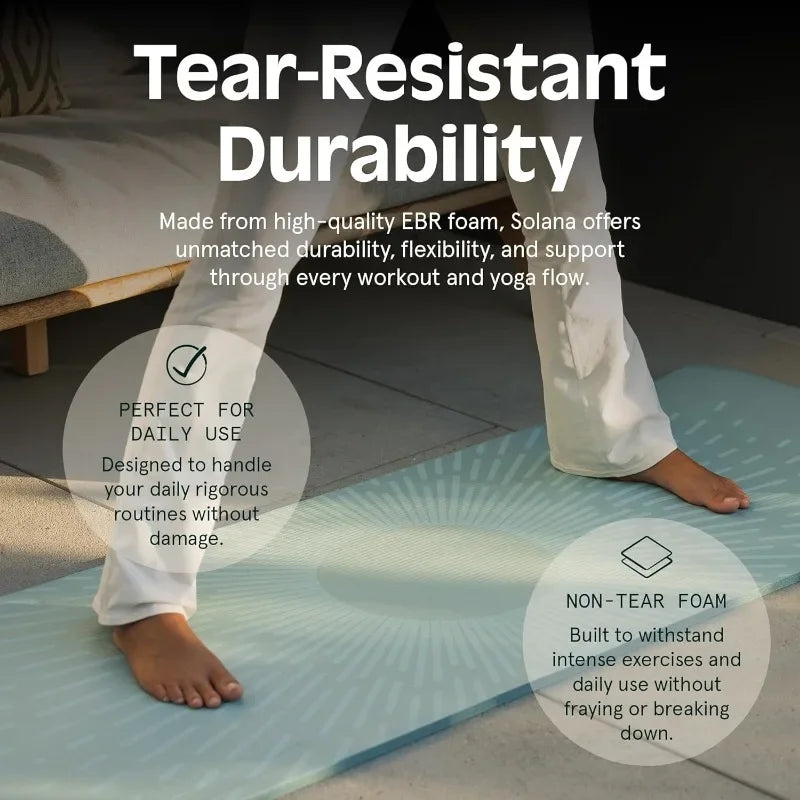 Hign-concerned Solana Yoga Mat Thick Non Slip Nylon Strap