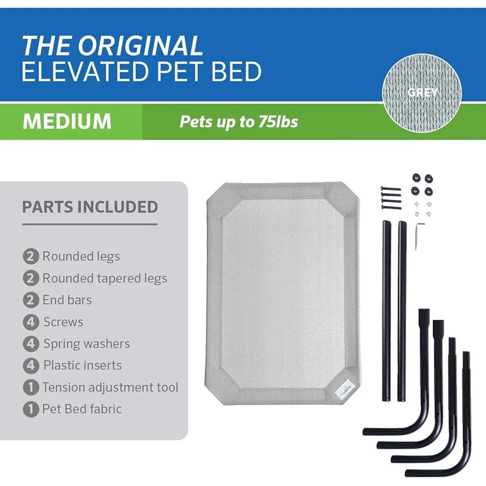 Cooling Elevated Dog Bed by CN Perfect for Indoor Outdoor Use