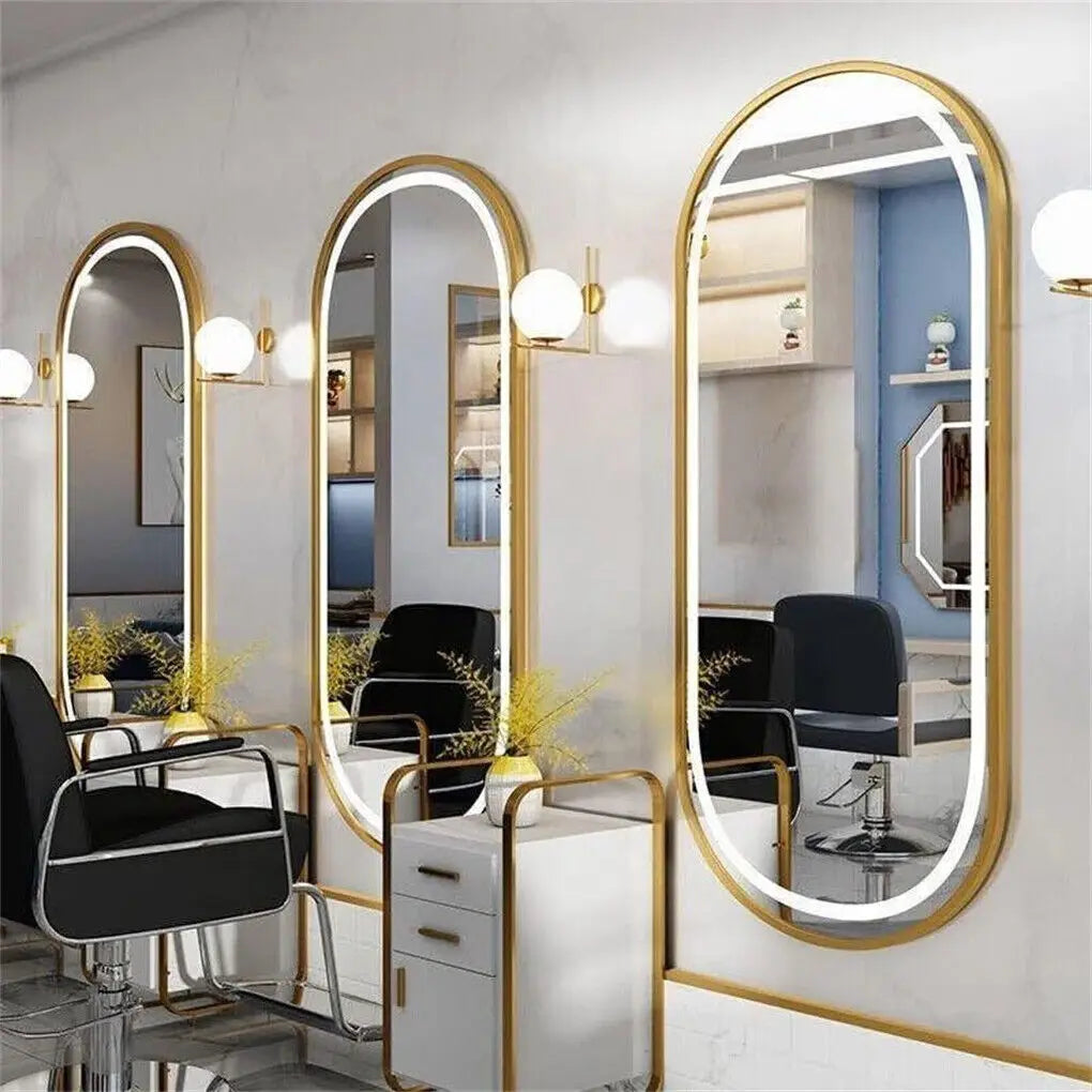 LUVODI Oval LED Illuminated Bathroom Mirror Demister