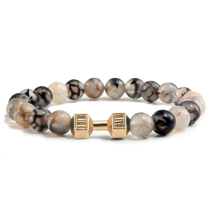 Cheervilla Natural Volcanic Stone Bracelet Unisex Fashion