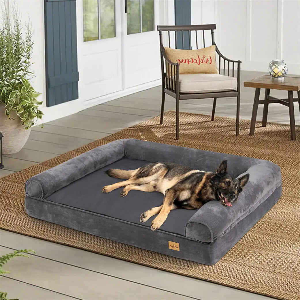Orthopedic Dog Bed With Removable Washable Cover Foam