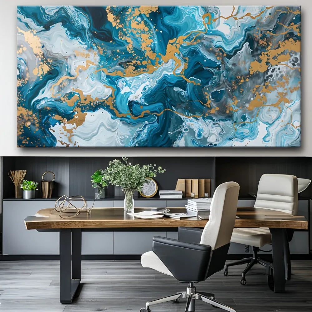 Cheervilla Abstract Canvas Wall Art For Living Room