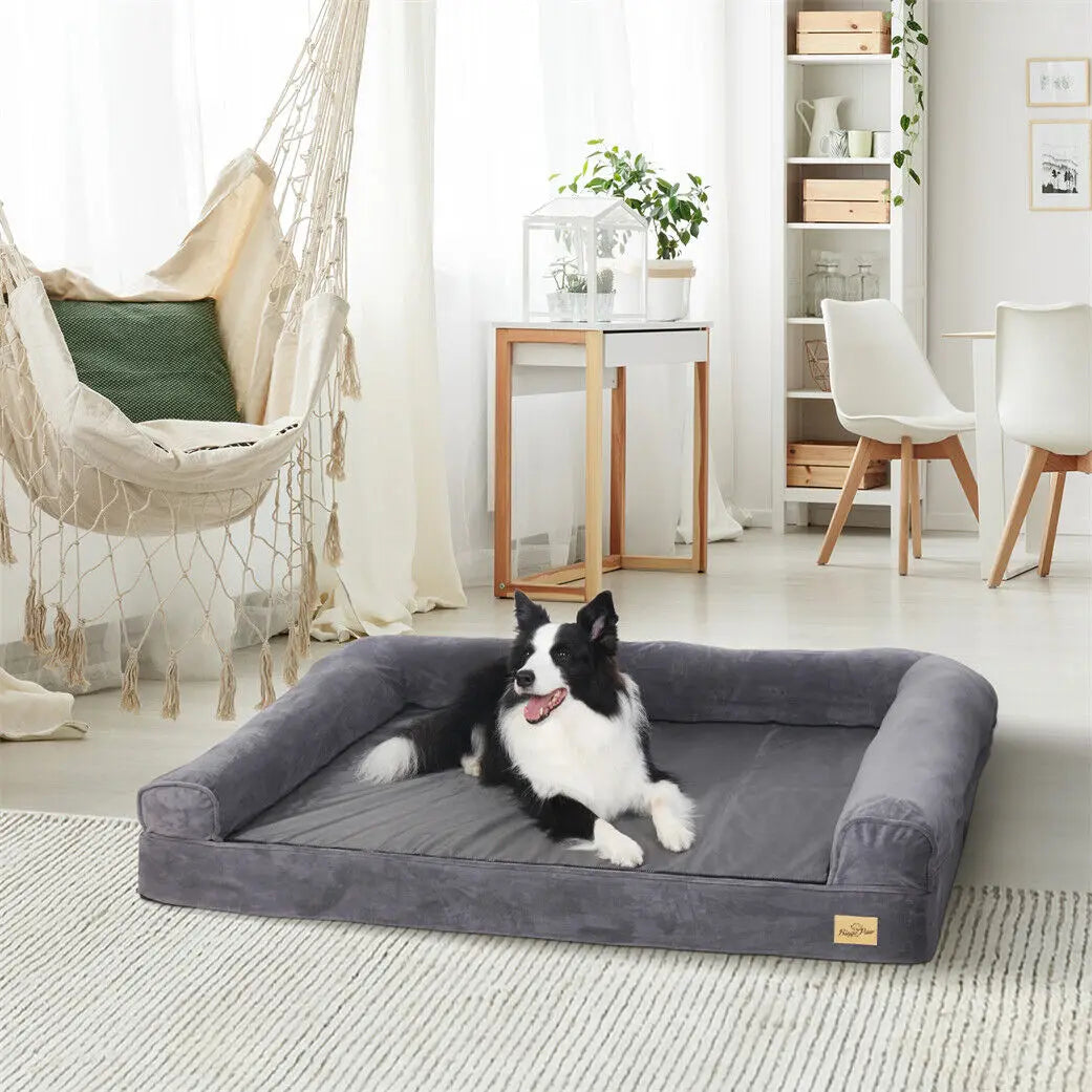 Orthopedic Dog Bed With Removable Washable Cover Foam