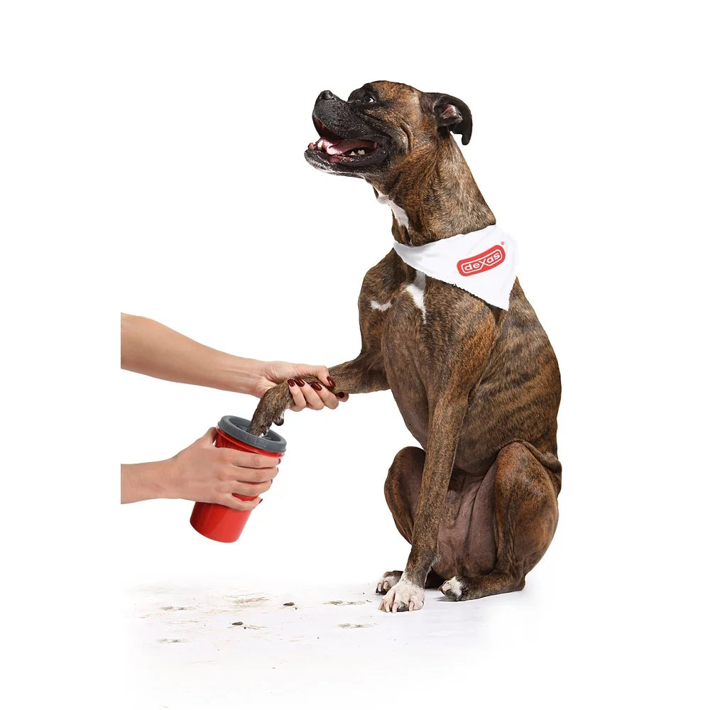 XMSJ Pet Paw Washer with Soft Bristles for Easy Cleaning