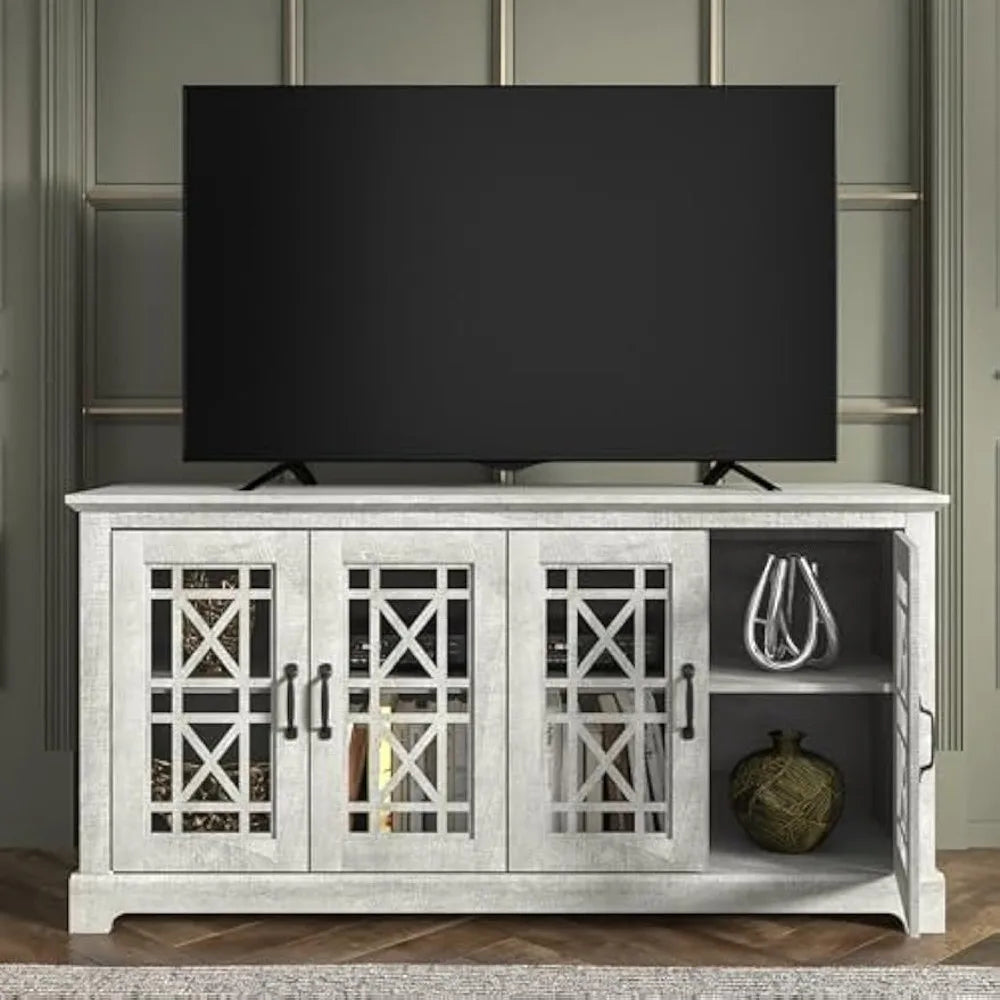 GUANGBAI Isadora TV Stand Farmhouse Entertainment Center