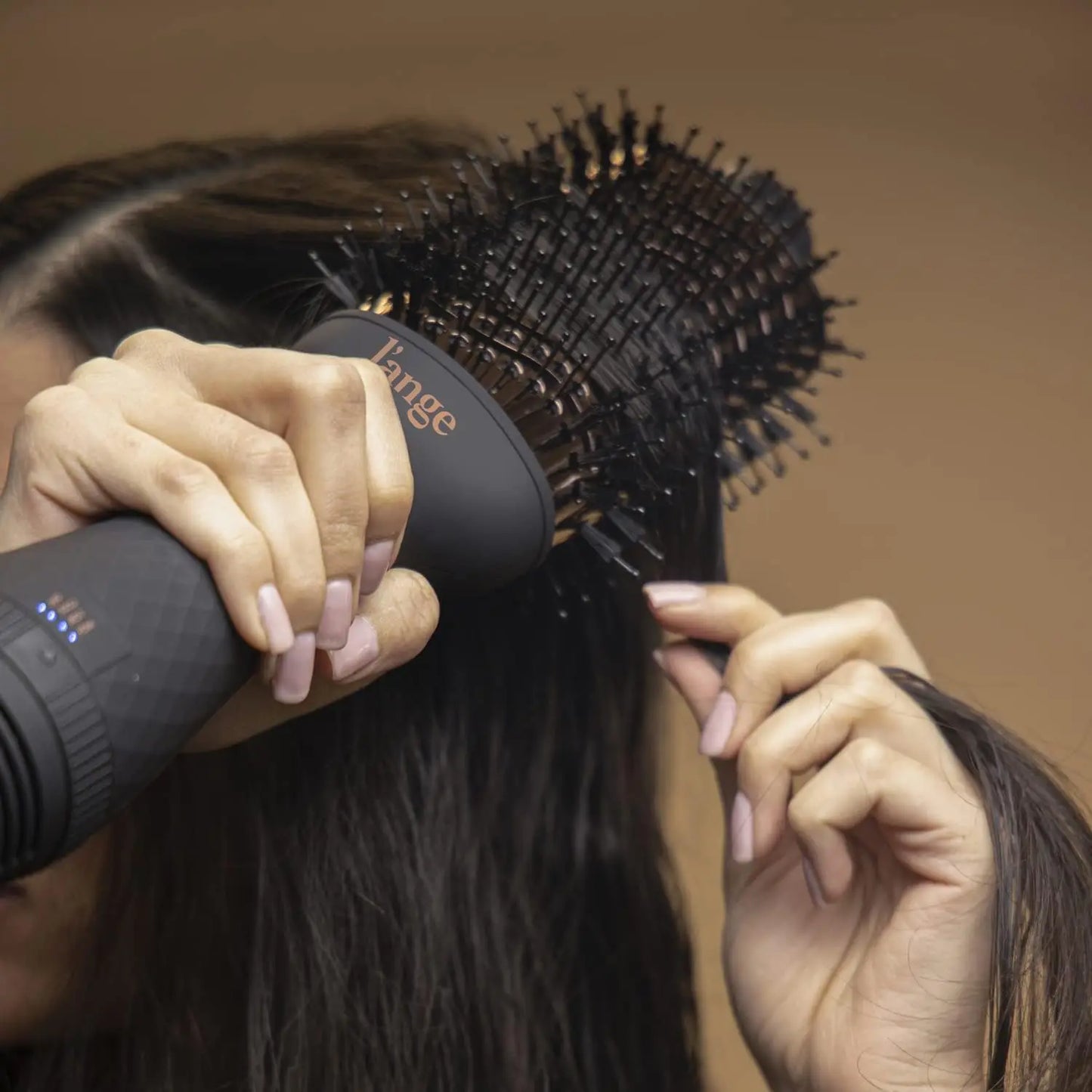 XGJY Titanium Blow Dryer Brush 2 In 1 Hot Air Hair Styler