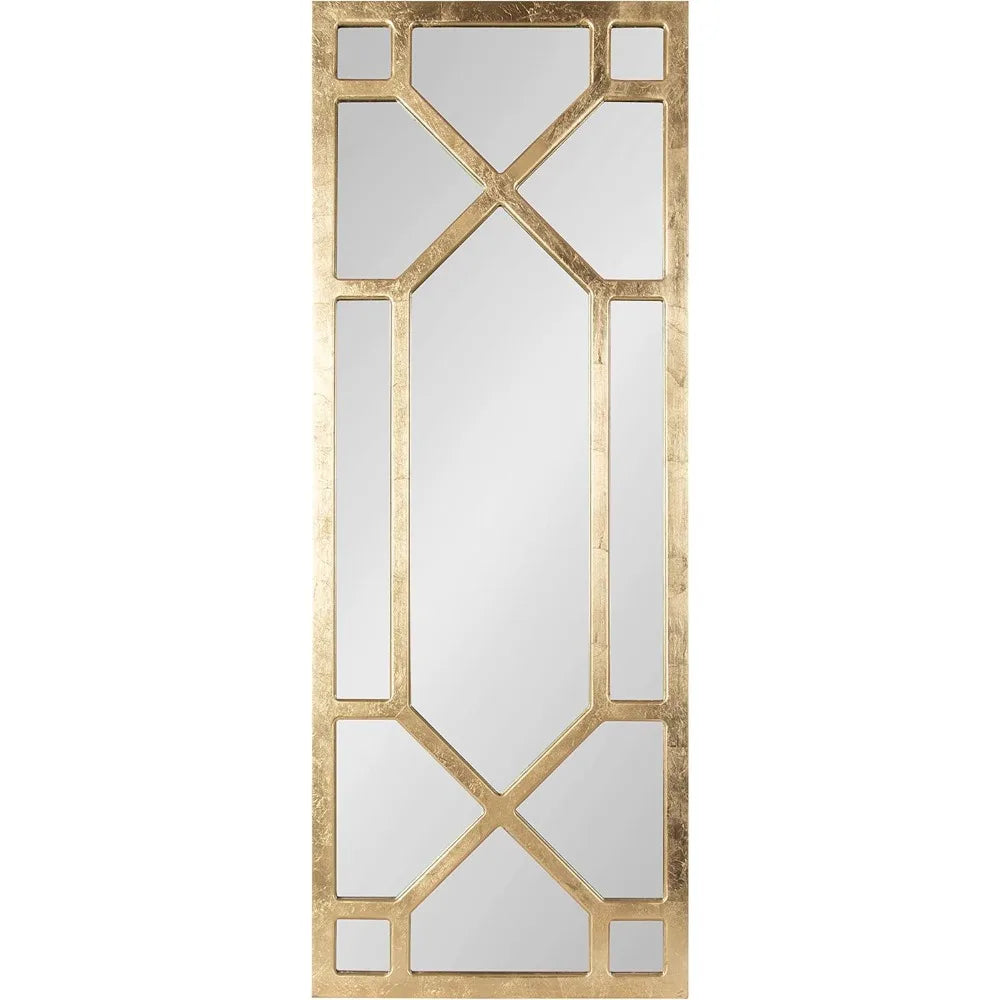 Vanderford Glam Panel Framed Wall Mirror Modern Decor