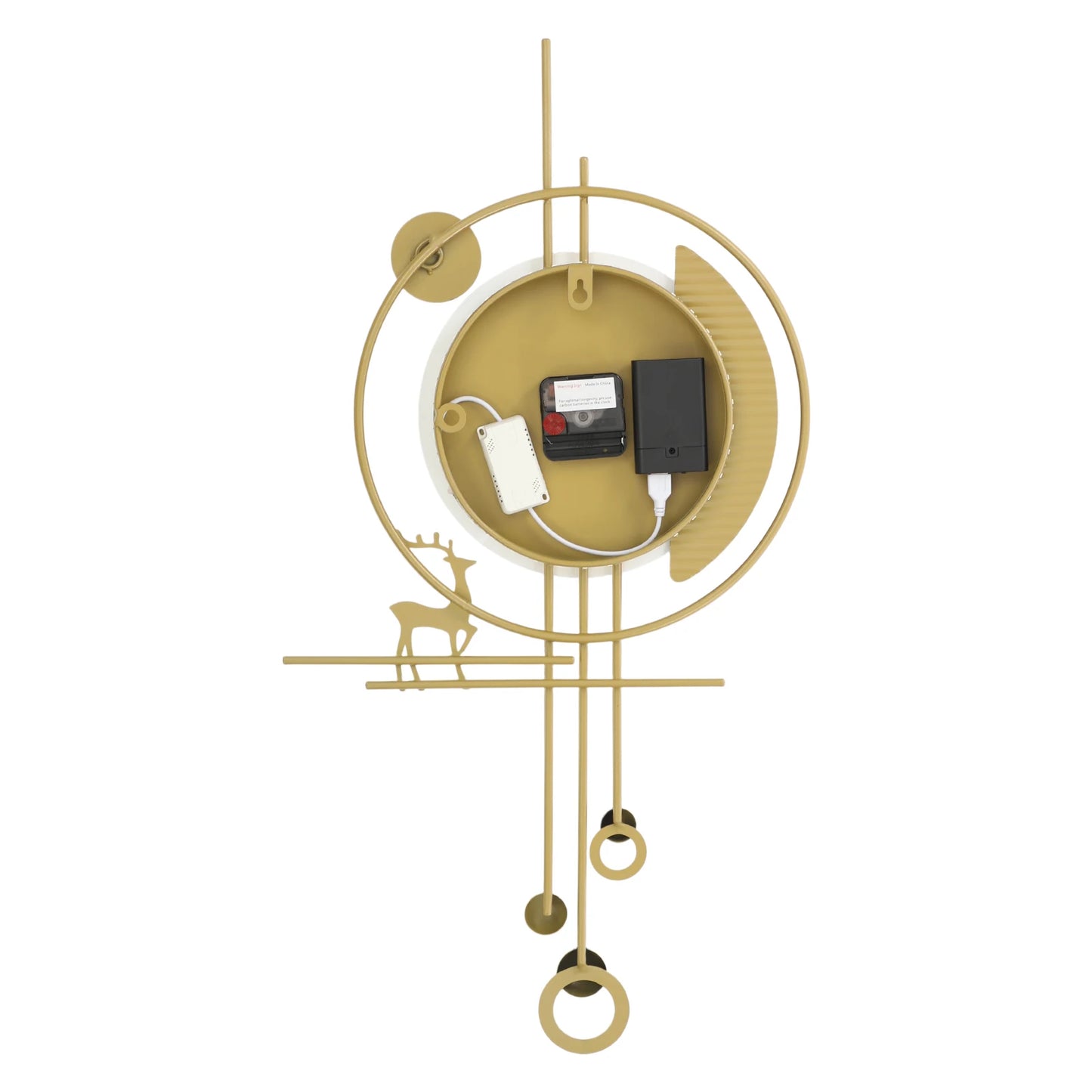 Hign-concerned Modern Indoor LED Wall Clock Quartz Decor
