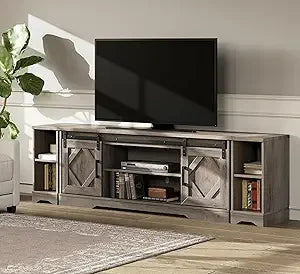 RBXC 3 In 1 Television Stand With Architectural Barn Door