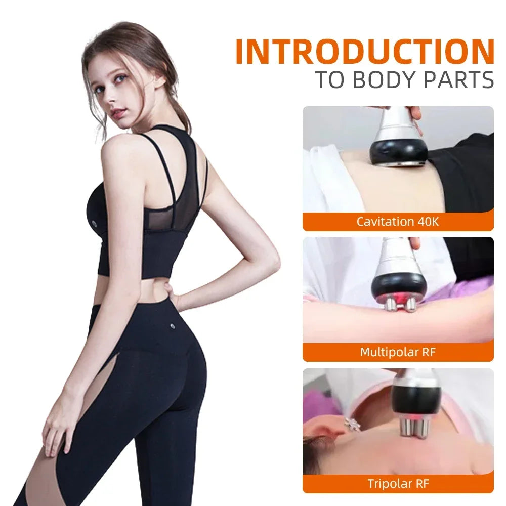 Missheart 3-in-1 Vacuum Slimming Cavitation Machine Beauty Tool