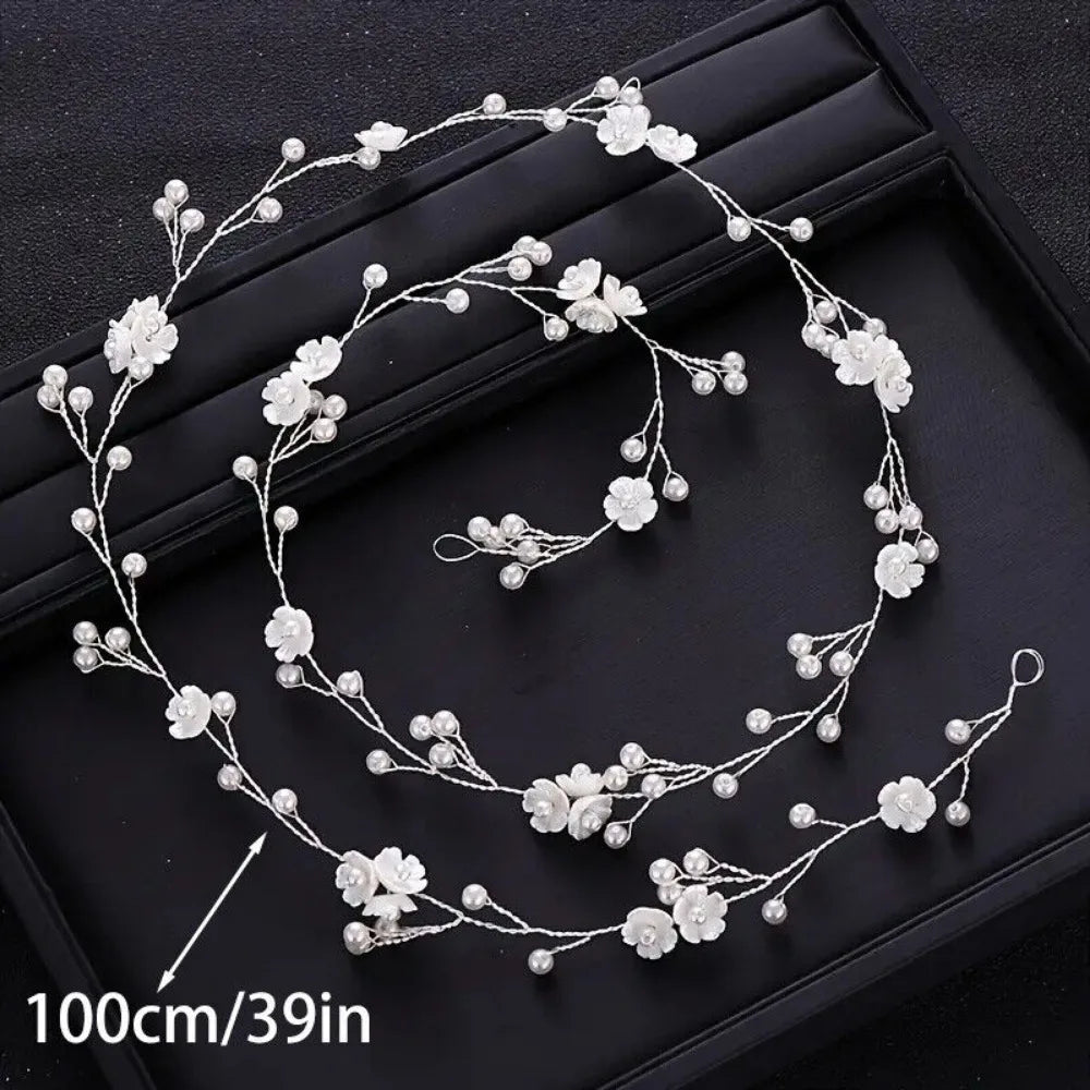 Boho Flower Wreath Headband For Girls Wedding Party