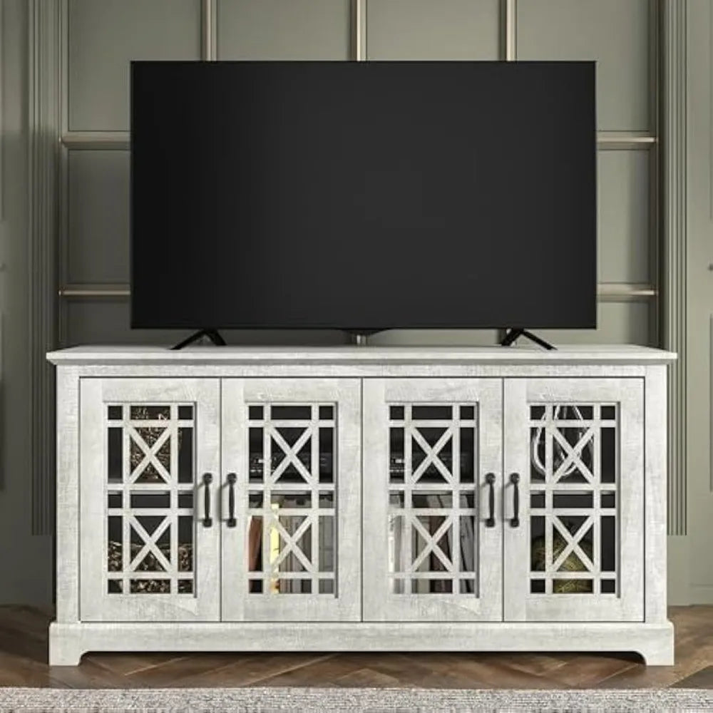 GUANGBAI Isadora TV Stand Farmhouse Entertainment Center