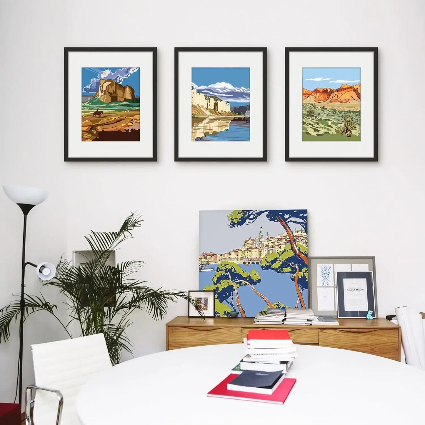 Picture Frame Set Of 12 For Wall Display With Mat Option