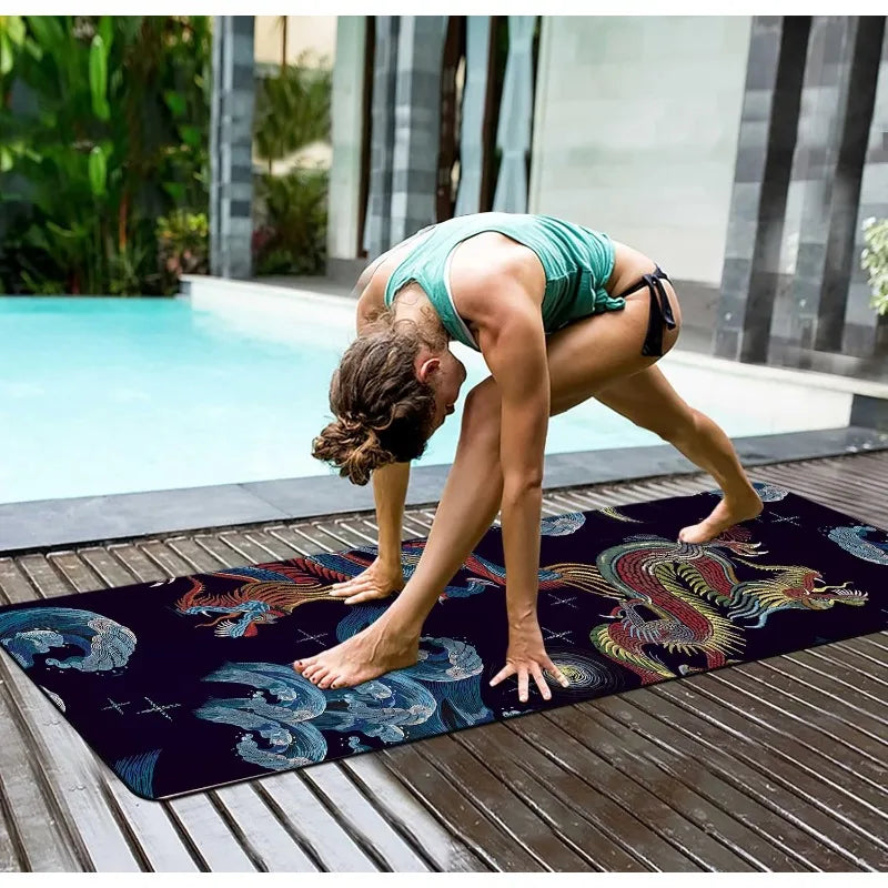 Hign-concerned Extra Thick Non Slip Yoga Mat with Bag