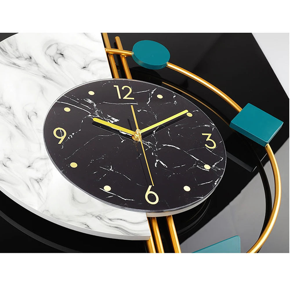 Hign-concerned Silent Wall Clock for Living Room Decor