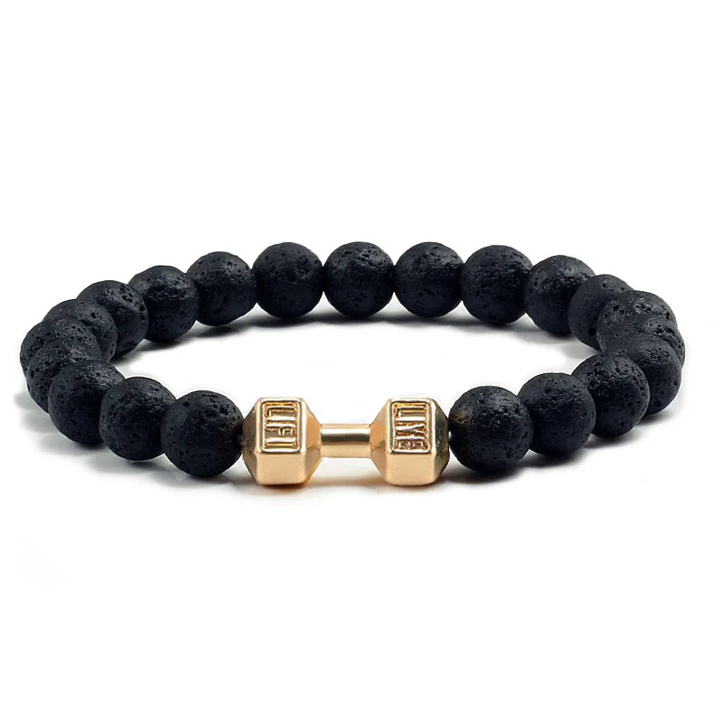 Cheervilla Natural Volcanic Stone Bracelet Unisex Fashion