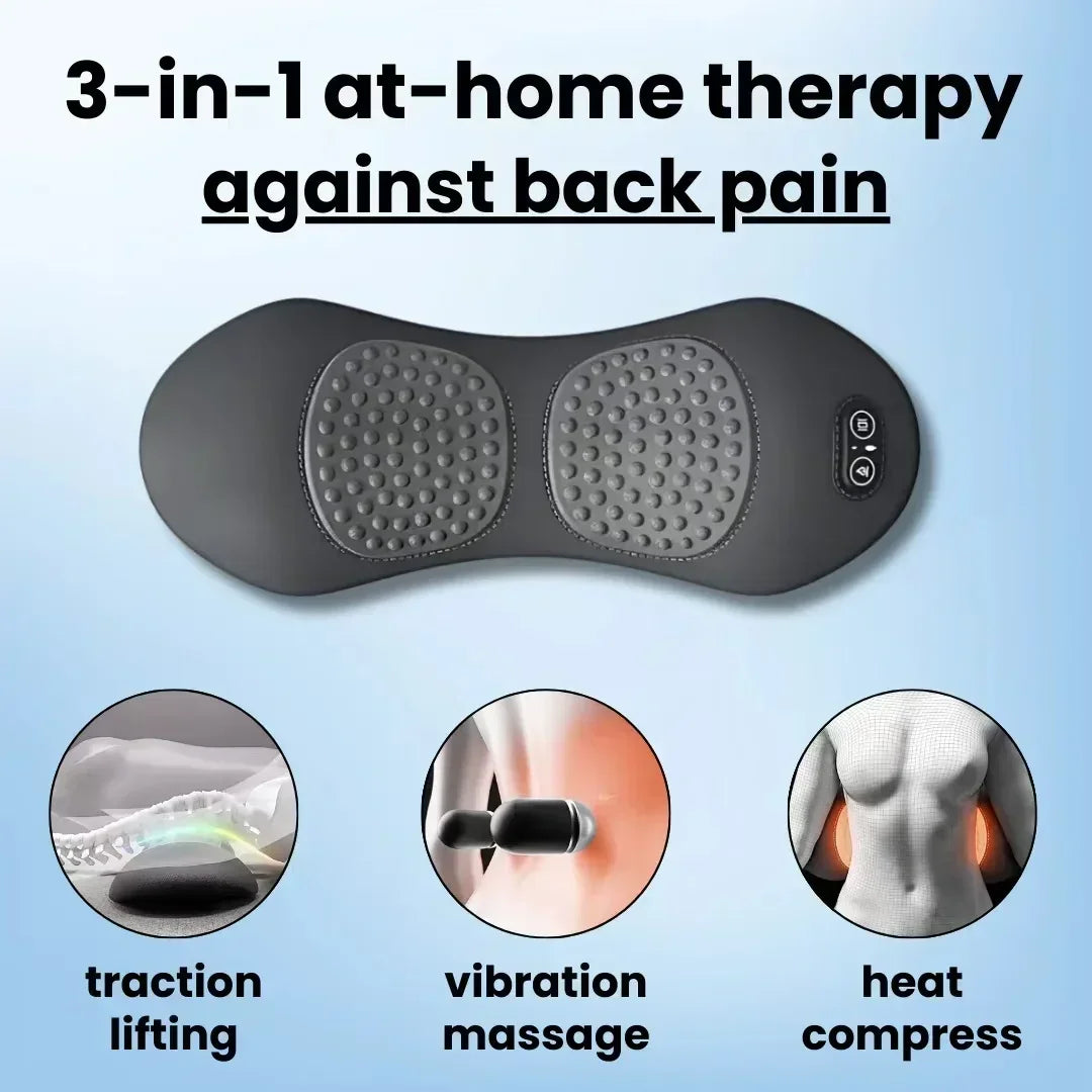 Okayso 3-in-1 Back Massager for Deep Tissue Pain Relief