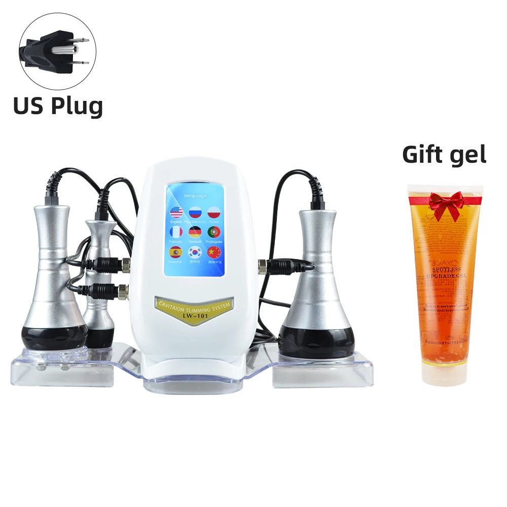 Missheart 3-in-1 Vacuum Slimming Cavitation Machine Beauty Tool