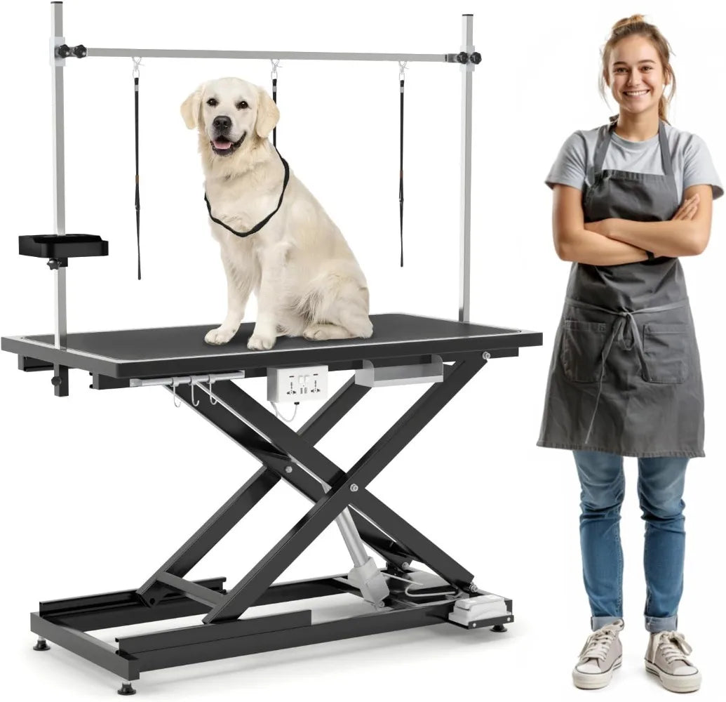 Hign-Con cared 49 Inch Electric Dog Grooming Table Heavy Duty