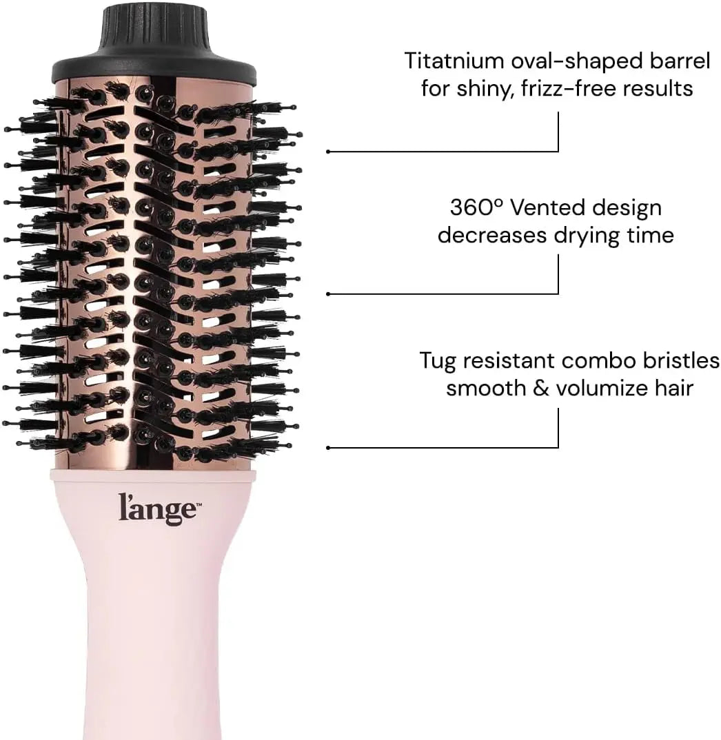 XGJY Titanium Blow Dryer Brush 2 In 1 Hot Air Hair Styler