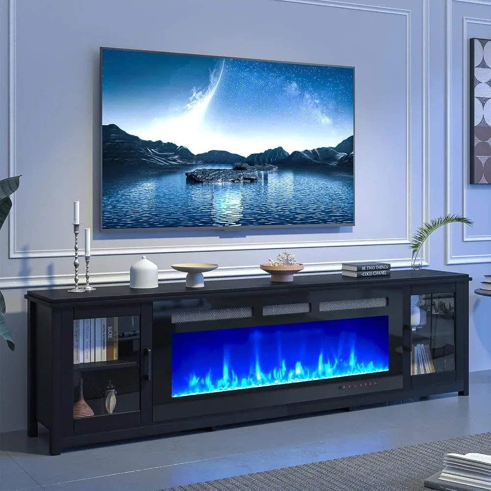 Hign-Concerned Fireplace TV Stand With Electric Fireplace