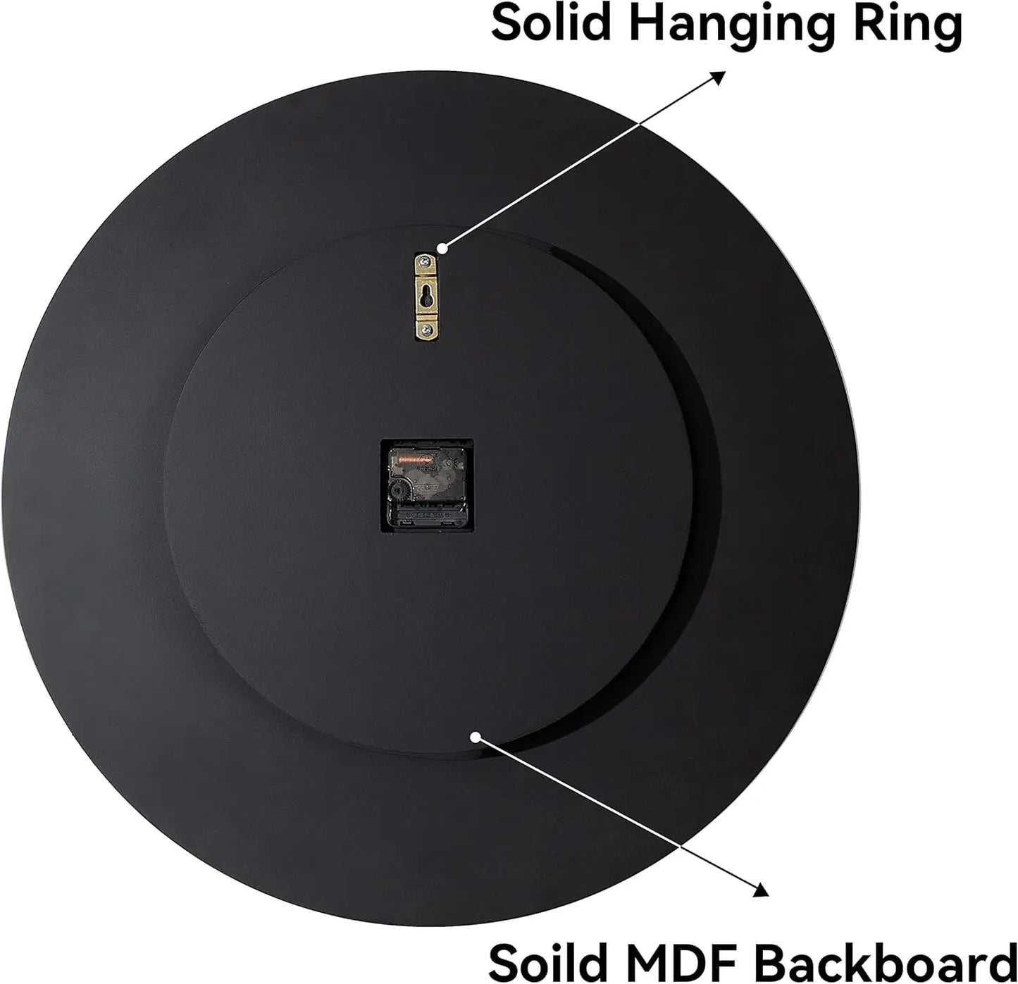 Shyfoy Mirrored Wall Clock For Living Room Luxury Decor