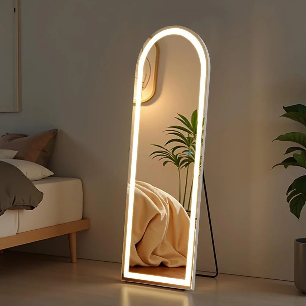 Hign Concerned Arched LED Full Length Mirror With Lights