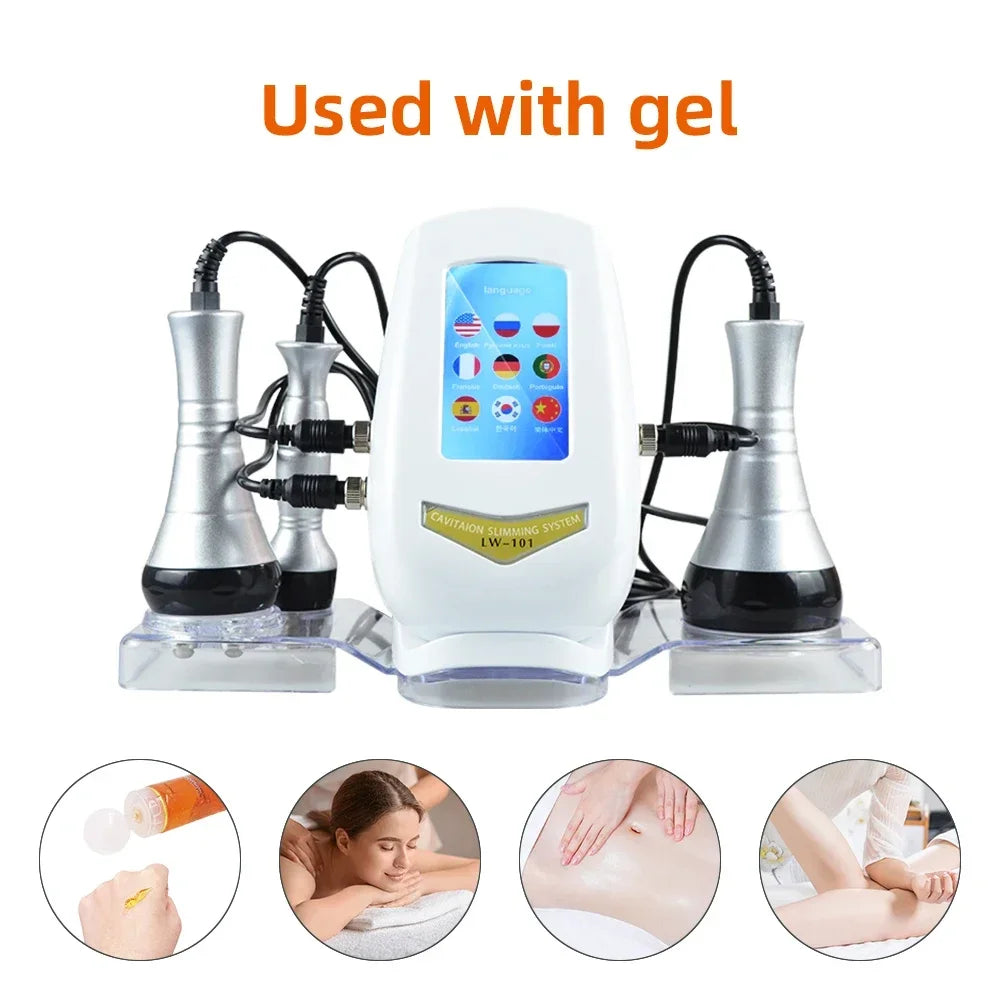 Missheart 3-in-1 Vacuum Slimming Cavitation Machine Beauty Tool